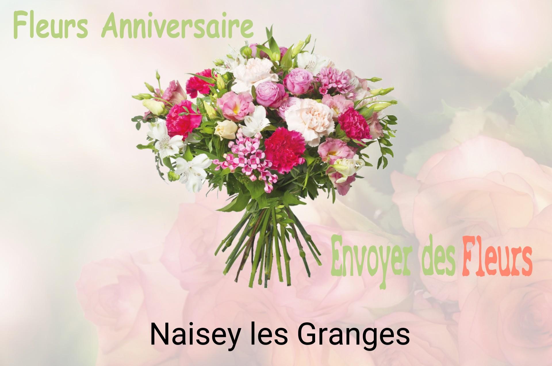 Bouquet de fleurs d’anniversaire livré à Naisey-les-Granges