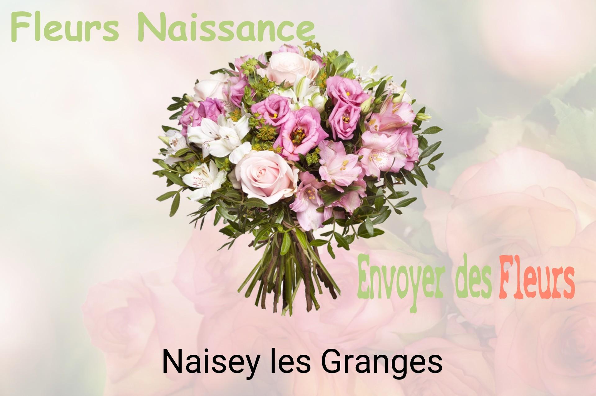 Bouquet de fleurs de naissance livré à Naisey-les-Granges